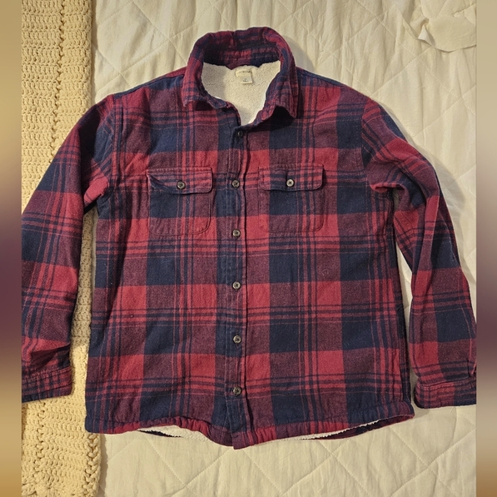 CREWCUTS Sherpa Lined Flannel
